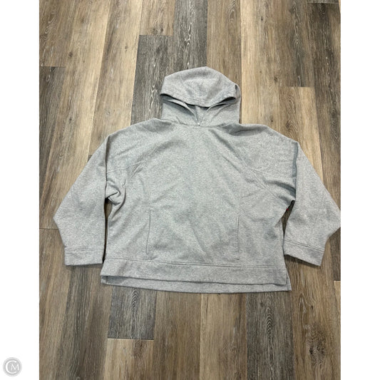 Athletic Sweatshirt Hoodie By Daily Practice By Anthropologie In Grey, Size: Xl