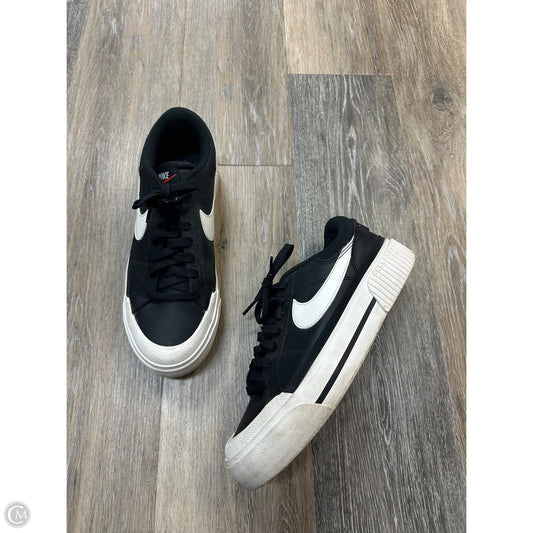 Shoes Athletic By Nike In Black, Size: 9