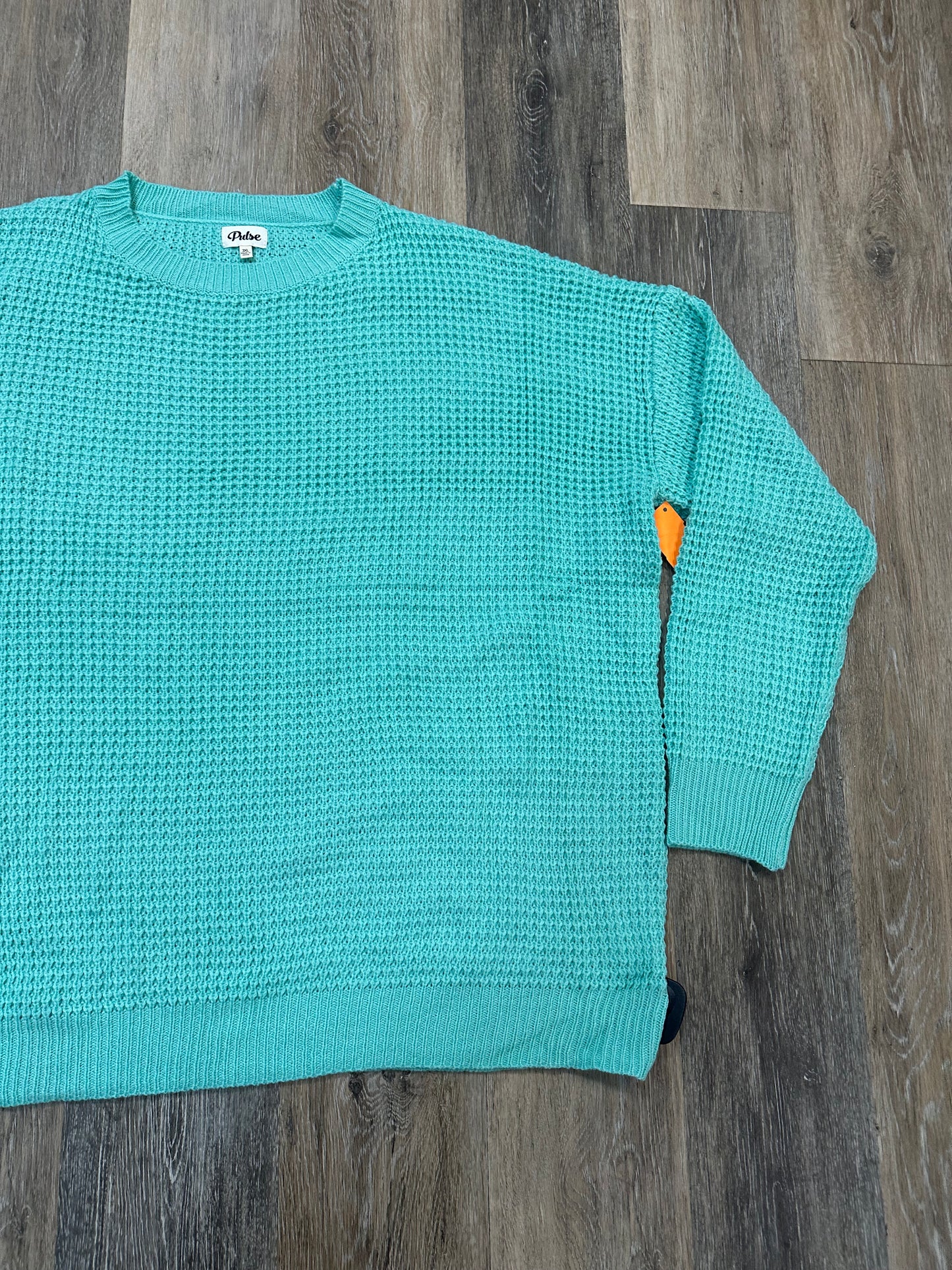 Sweater By Pulse In Teal, Size: 3x