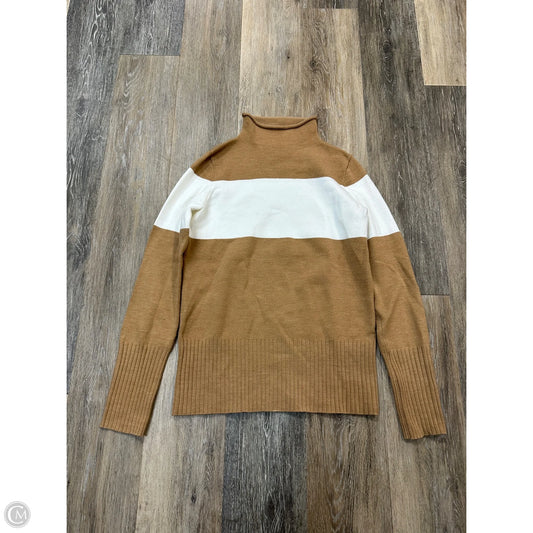 Sweater By French Connection In Tan & White, Size: Xs