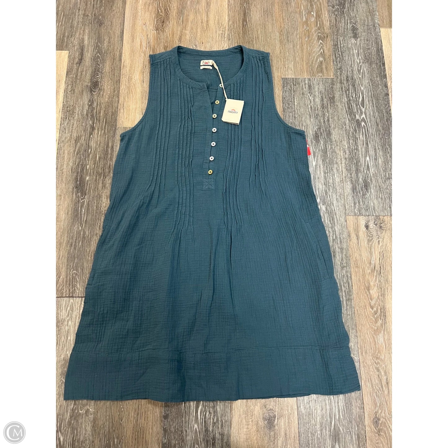 Dress Casual Short By Faherty In Blue, Size: L