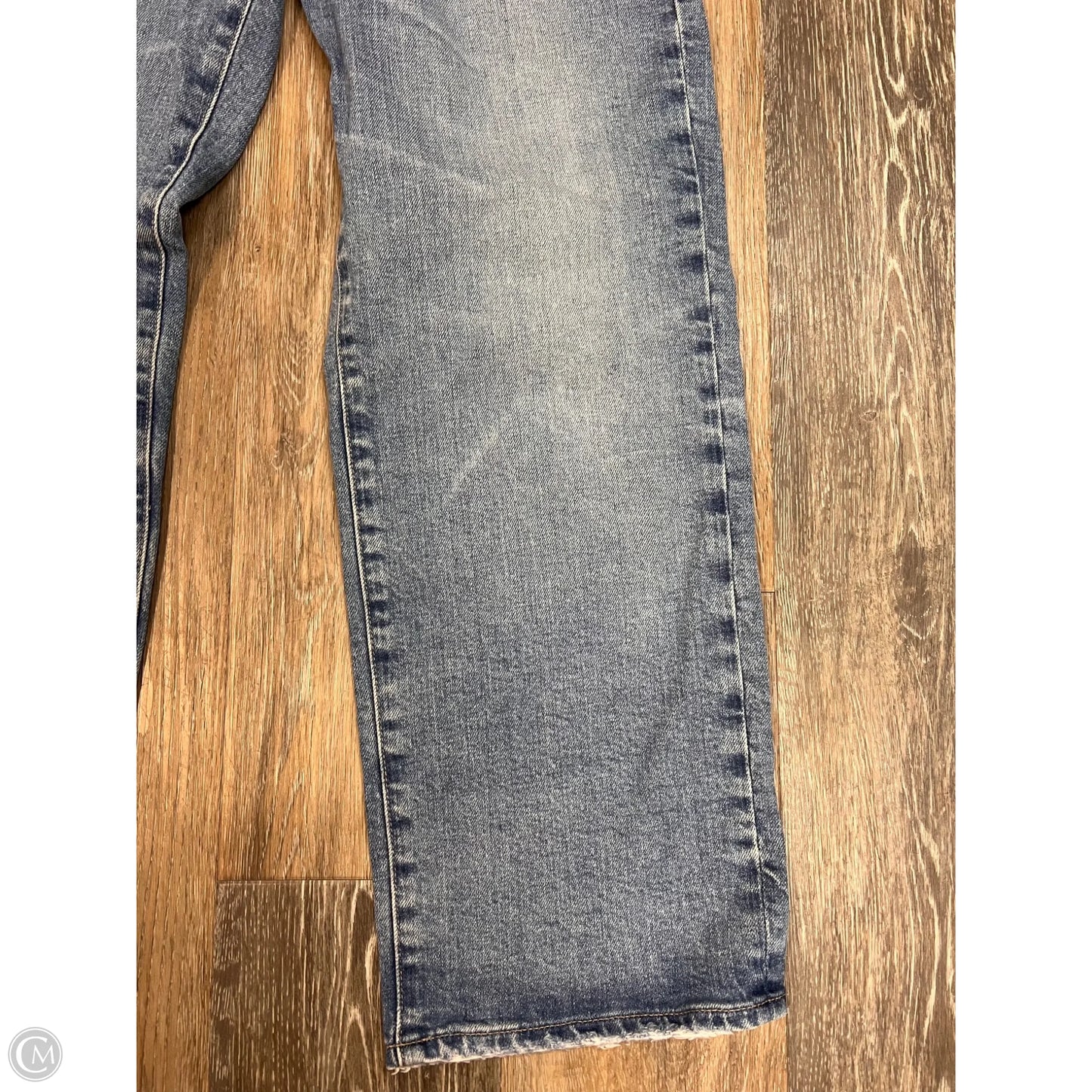 Jeans Straight By Adriano Goldschmied In Blue Denim, Size: 8/29