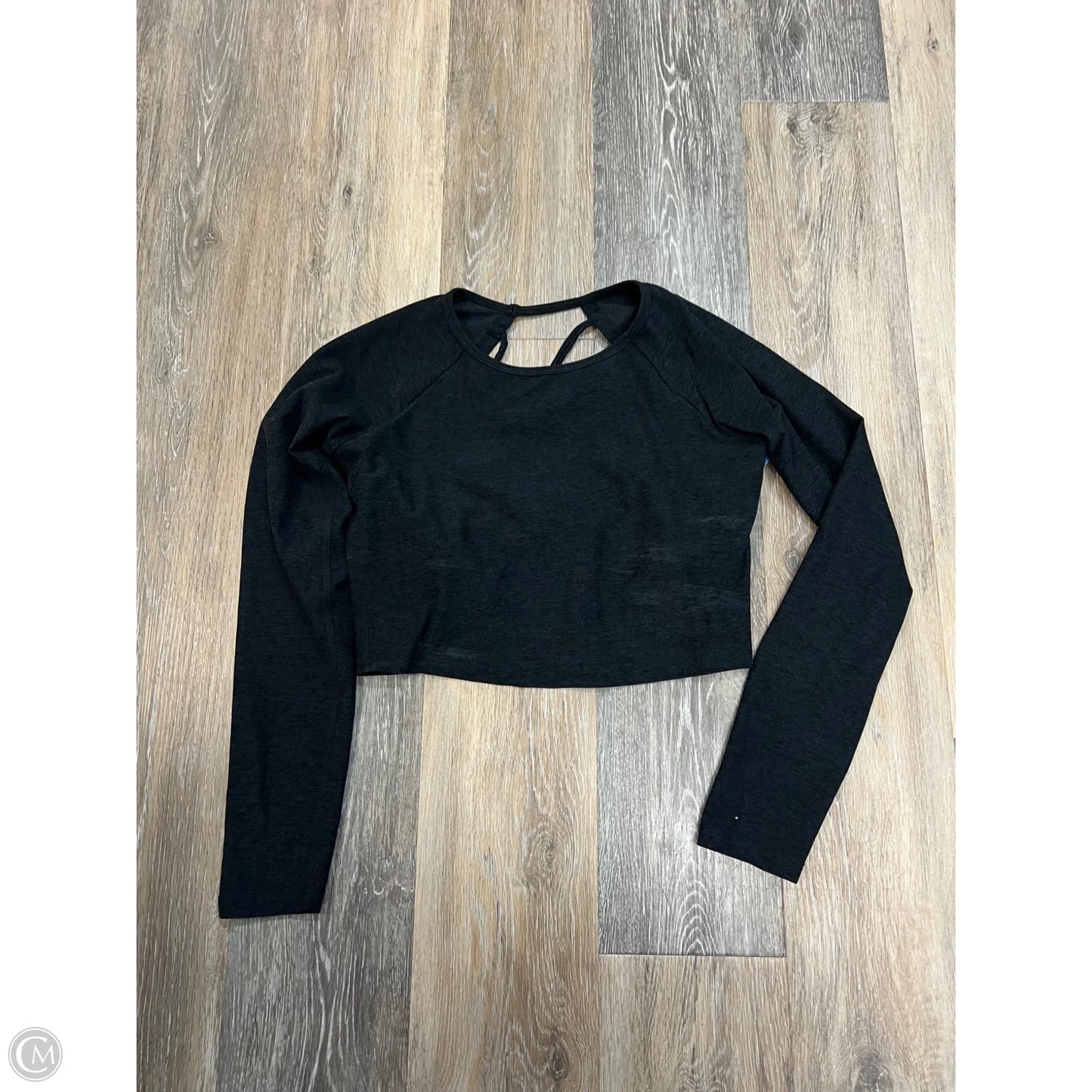 Athletic Top Long Sleeve By Beyond Yoga In Black, Size: M