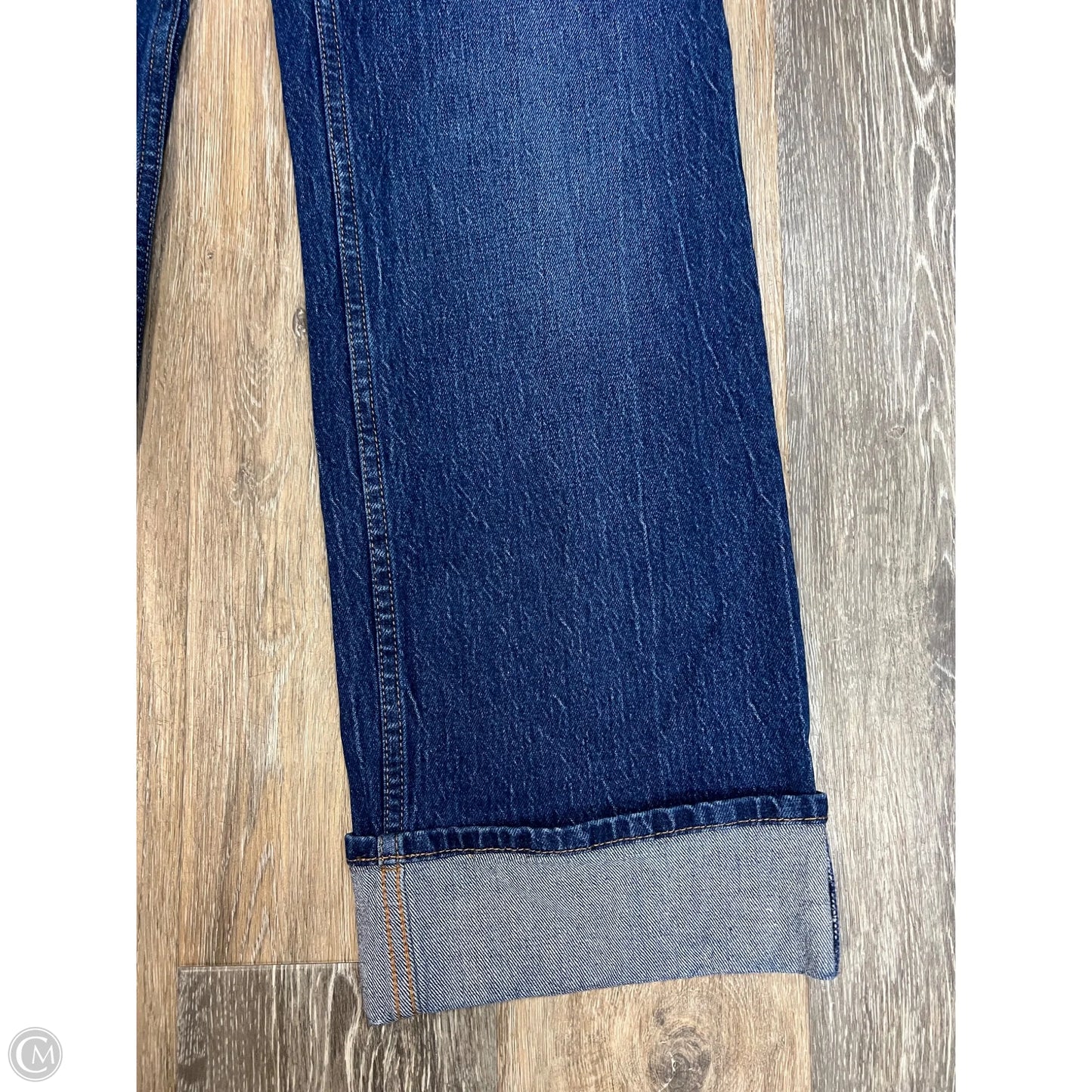 Jeans Straight By Abercrombie And Fitch In Blue Denim, Size: 2/26