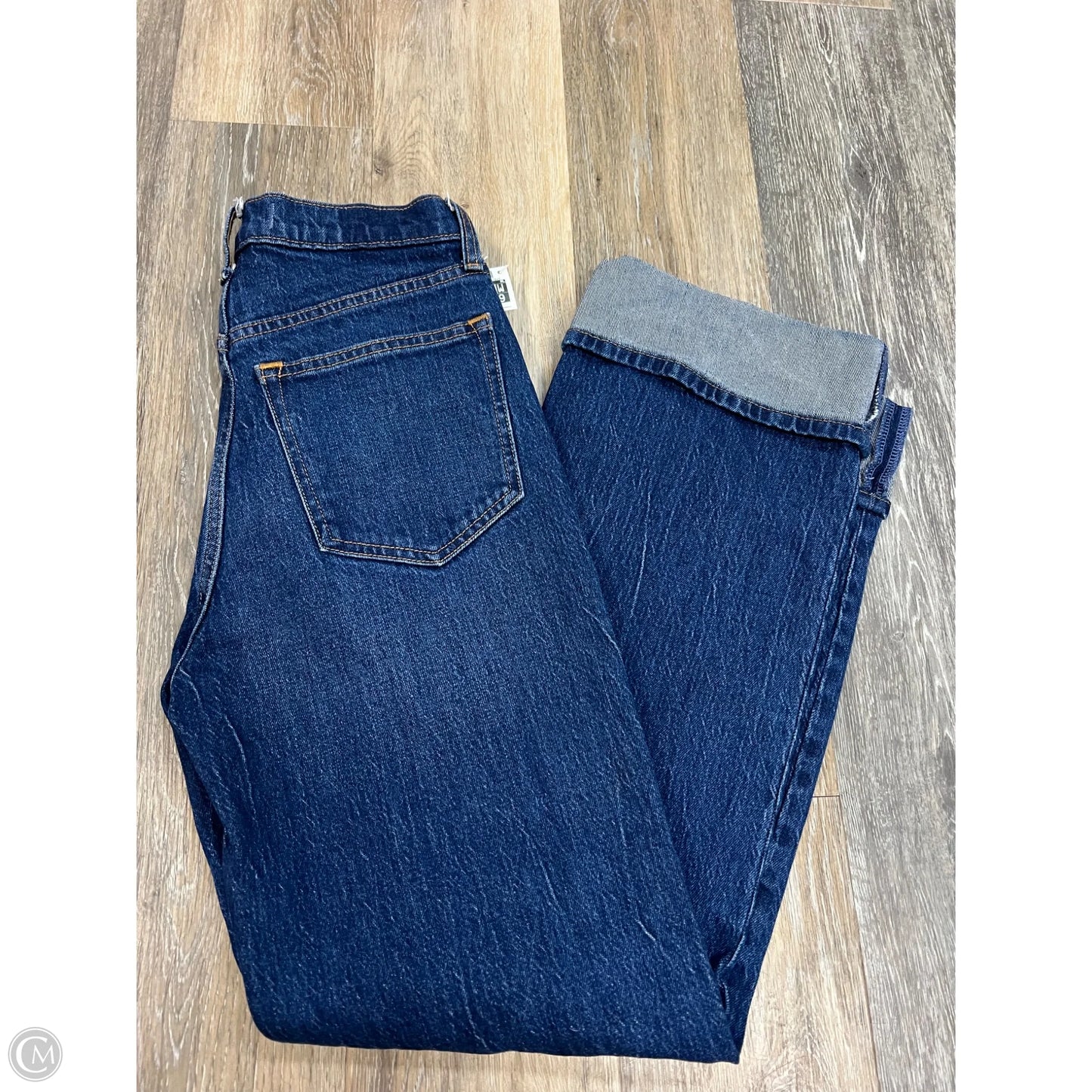 Jeans Straight By Abercrombie And Fitch In Blue Denim, Size: 2/26