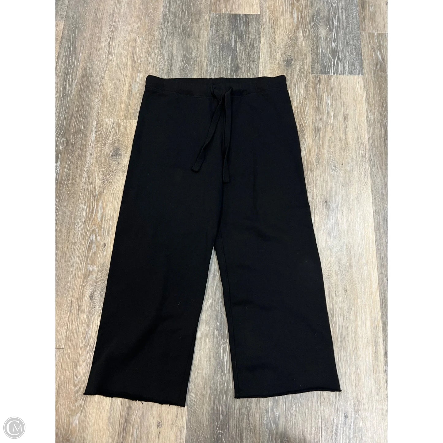 Lounge Pants Cropped By Frank And Eileen In Black, Size: M