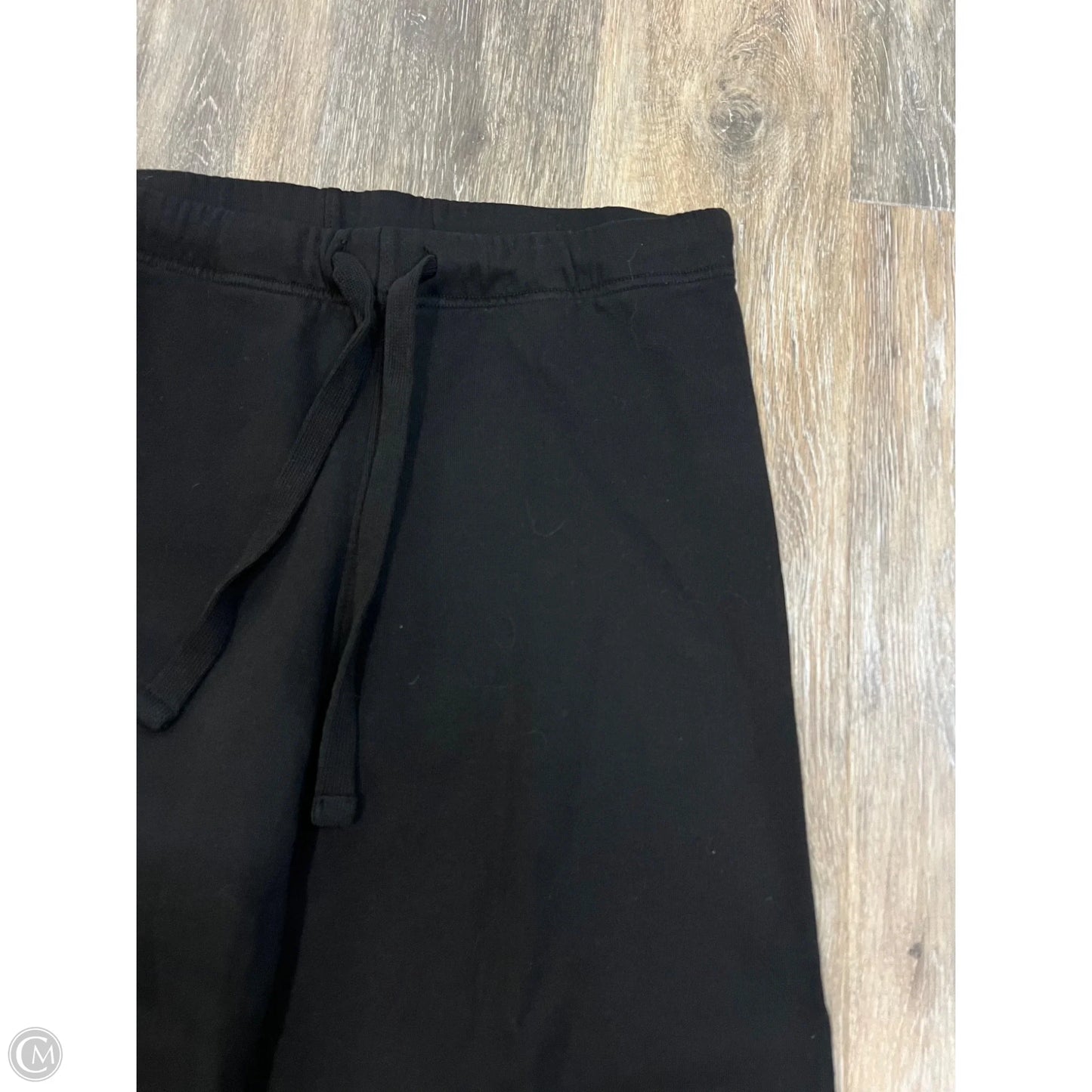 Lounge Pants Cropped By Frank And Eileen In Black, Size: M