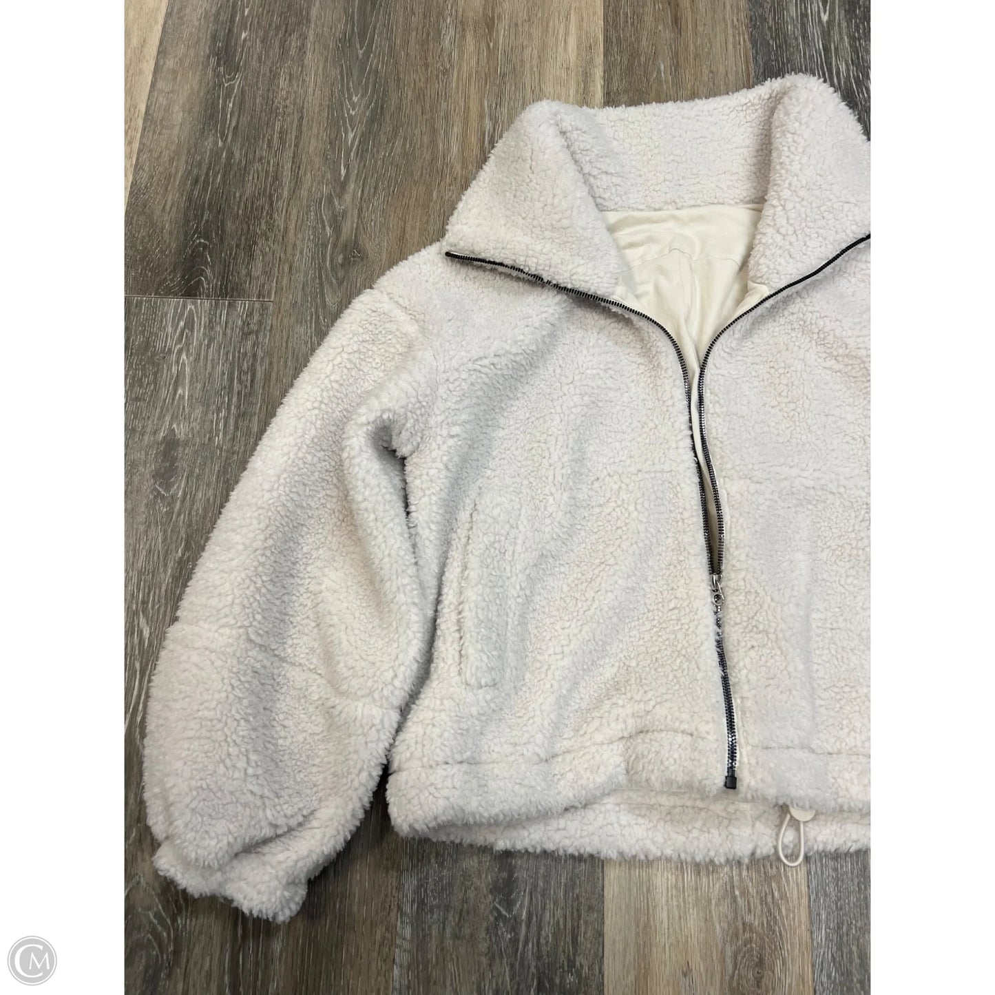 Athletic Sweatshirt Collar By Lululemon In White, Size: 8