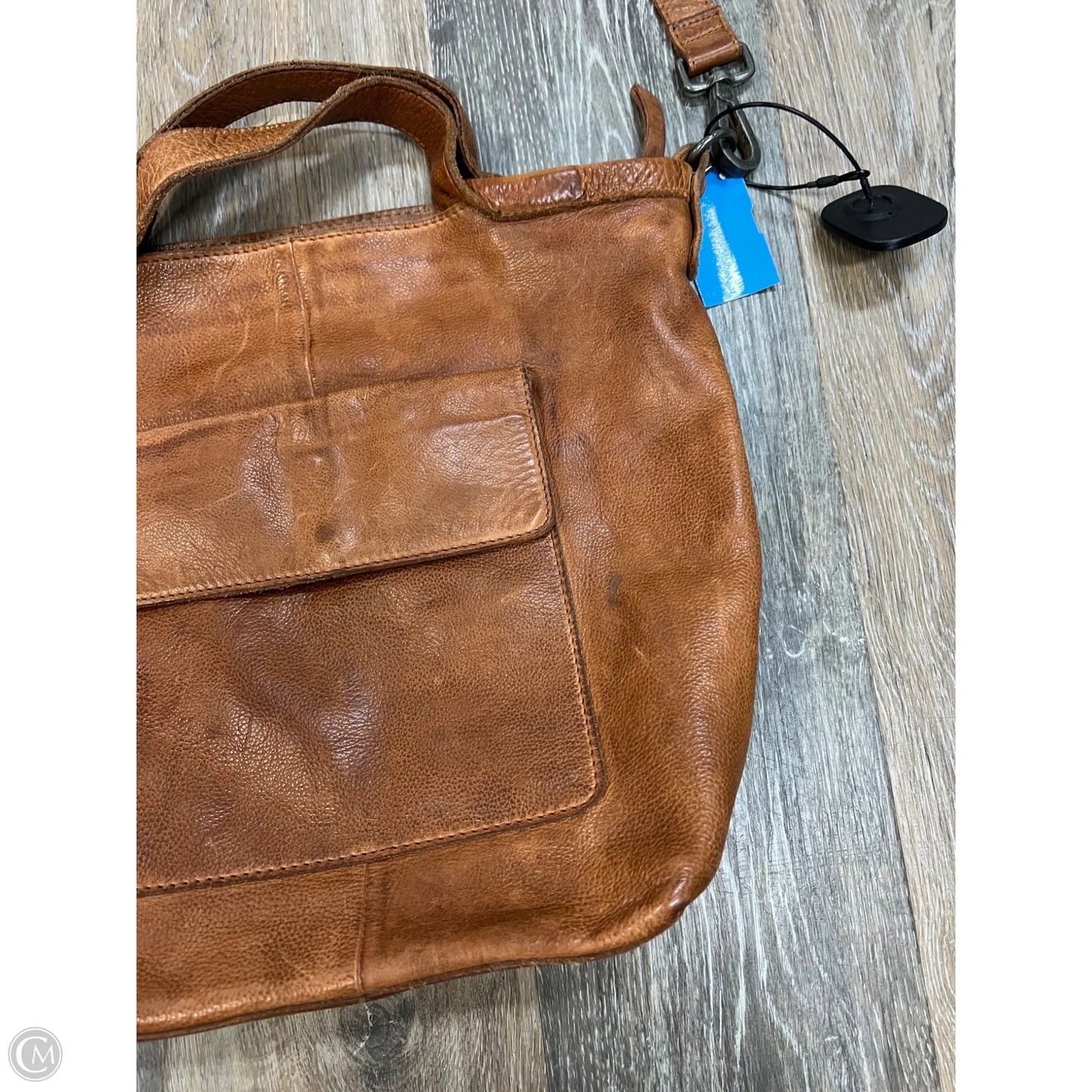 Handbag Leather By Latico, Size: Medium