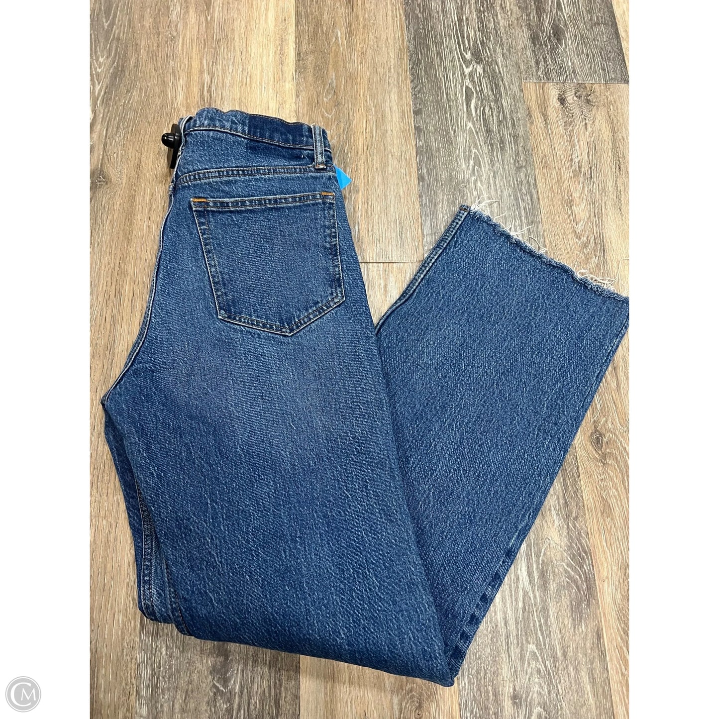Jeans Straight By Abercrombie And Fitch In Blue Denim, Size: 6L
