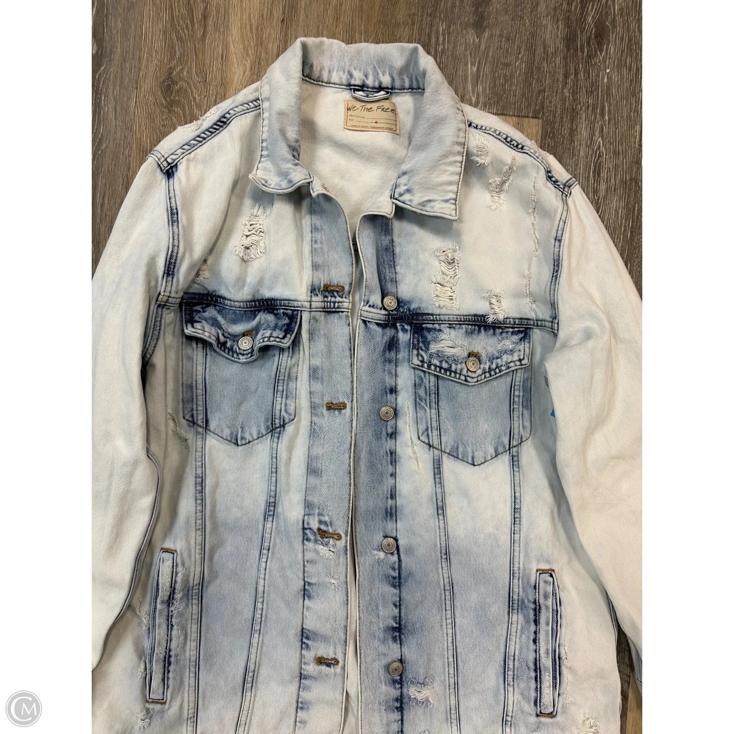 Jacket Denim By We The Free In Blue Denim, Size: M