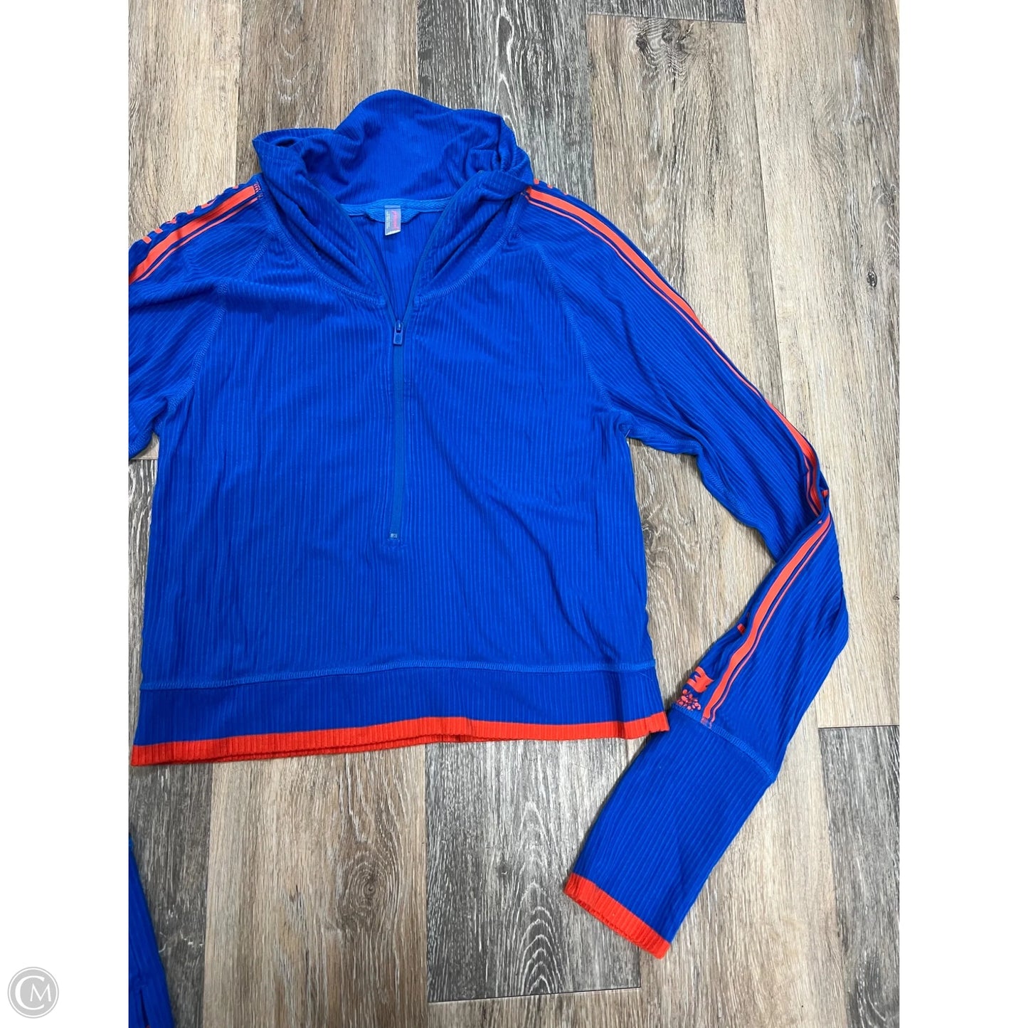 Top Long Sleeve By Free People Movement In Blue, Size: L