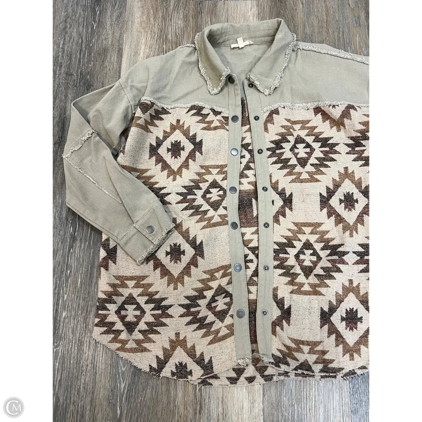 Jacket Other By Mystree In Tan, Size: M
