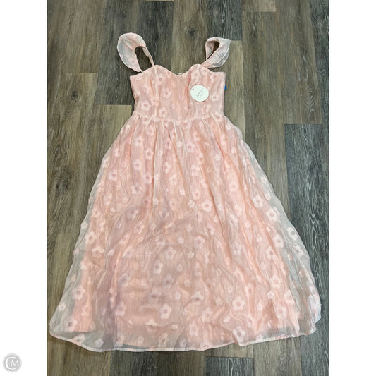 Dress Casual Maxi By In February In Pink, Size: L
