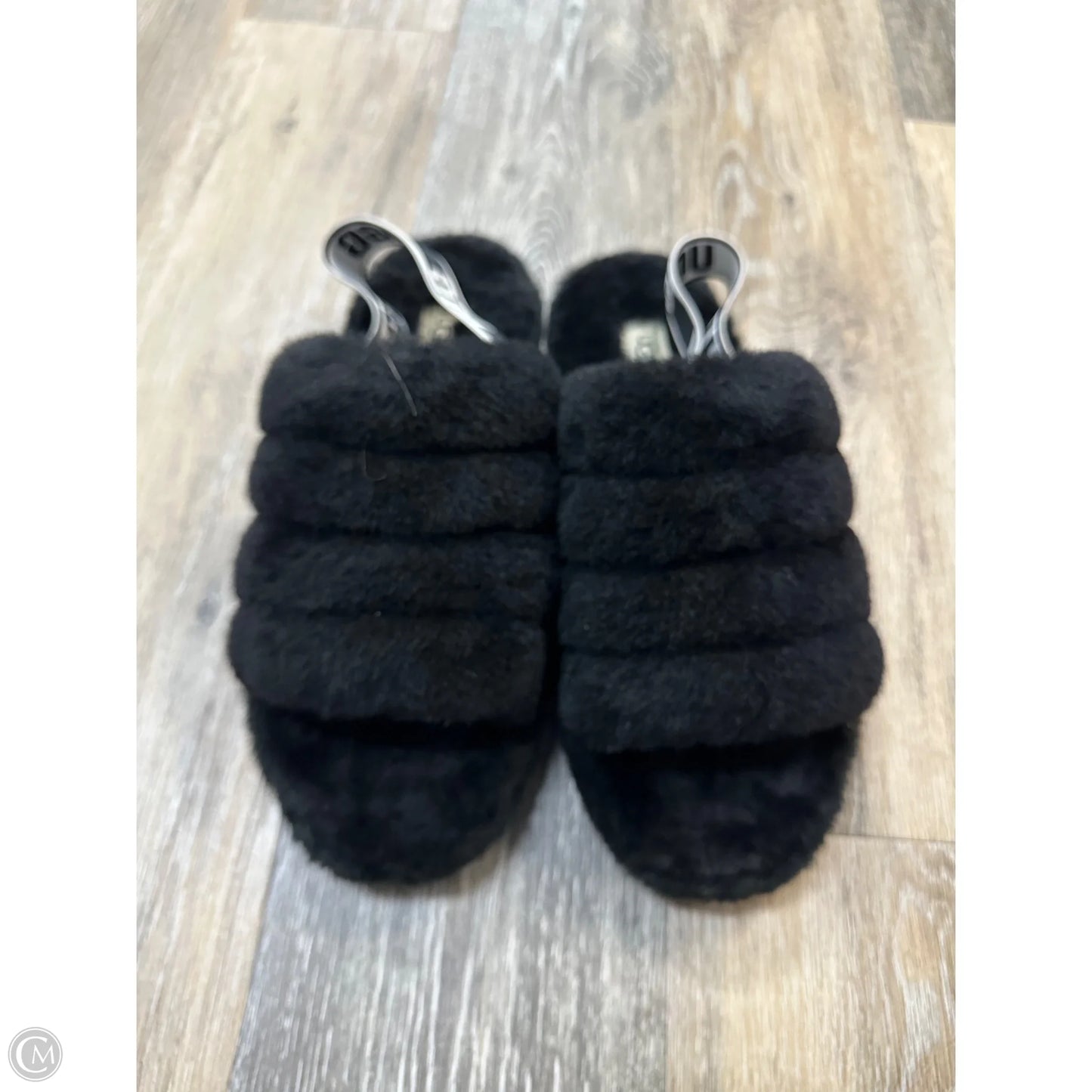 Sandals Designer By Ugg In Black, Size: 10