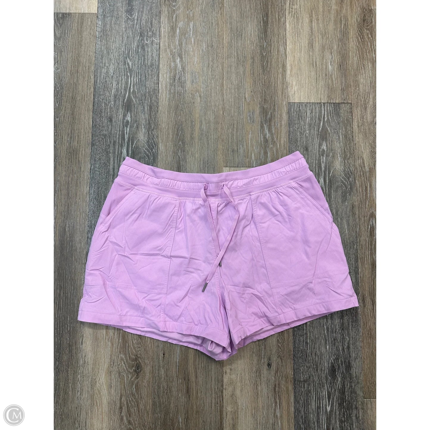 Athletic Shorts By Lululemon In Pink, Size: 12