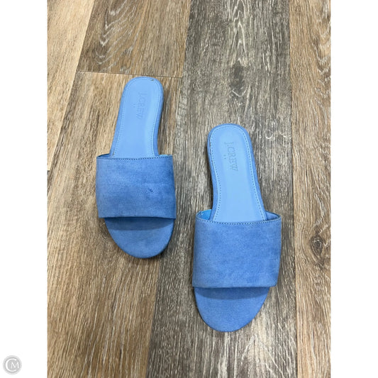 Sandals Flats By J. Crew In Blue, Size: 6
