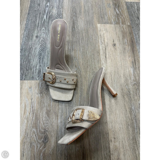 Sandals Heels Stiletto By Azalea Wang In Cream, Size: 10