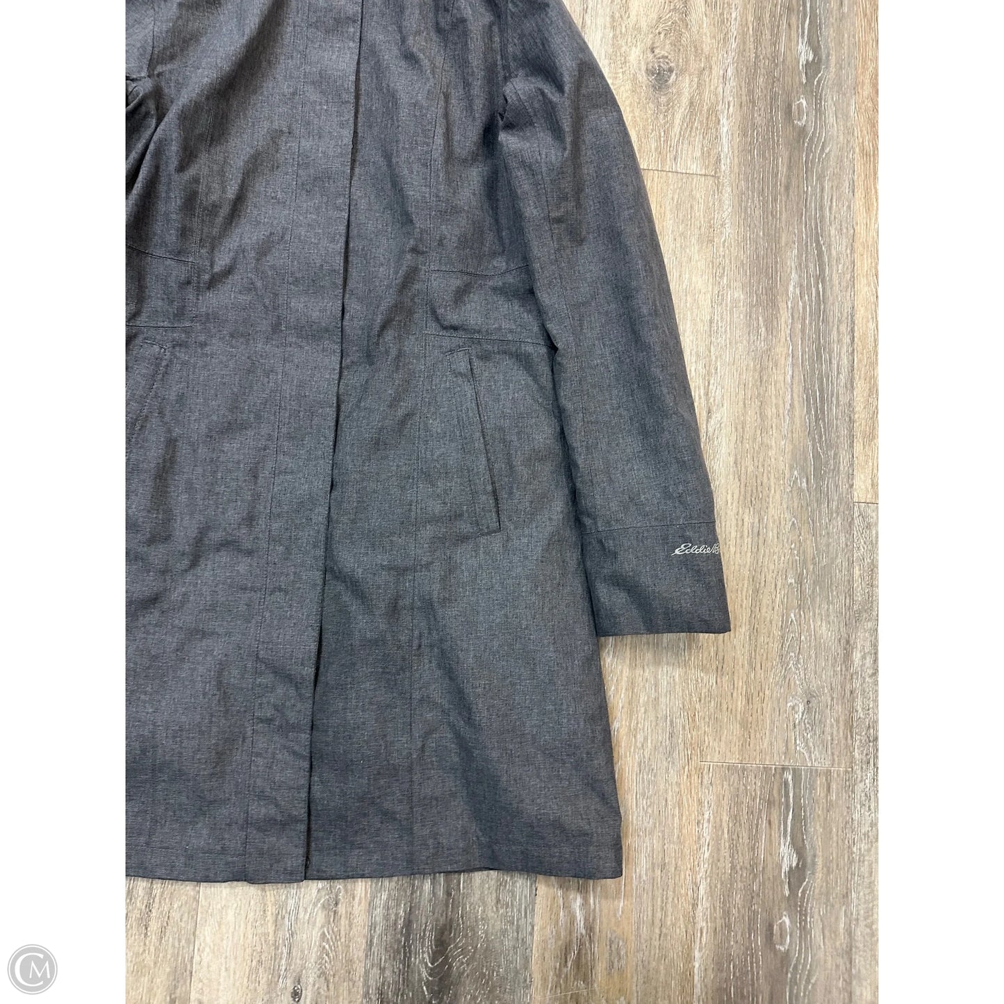 -Coat Parka By Eddie Bauer In Grey, Size: M