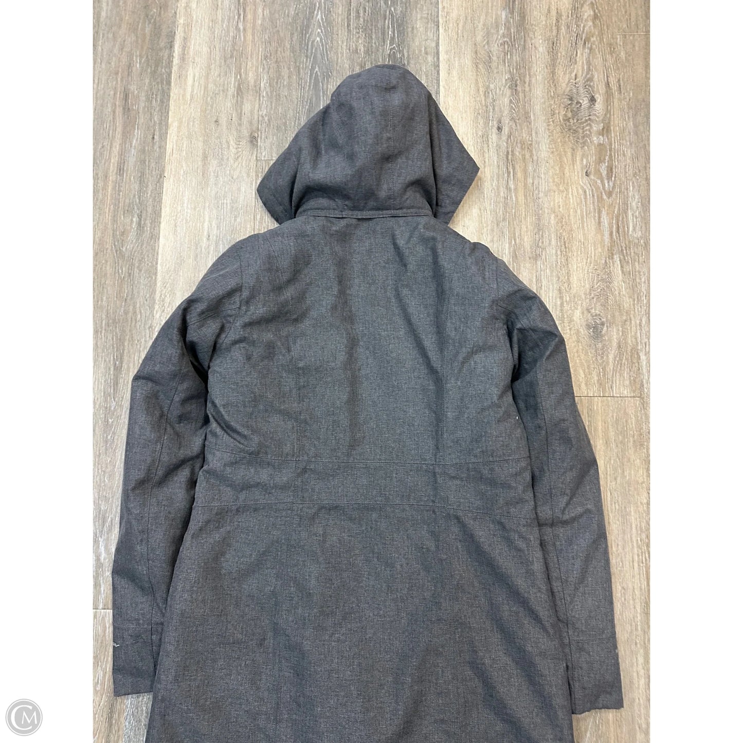 -Coat Parka By Eddie Bauer In Grey, Size: M