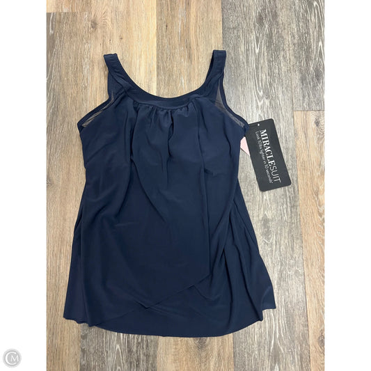 Swimsuit Top By Miraclesuit In Blue, Size: 8