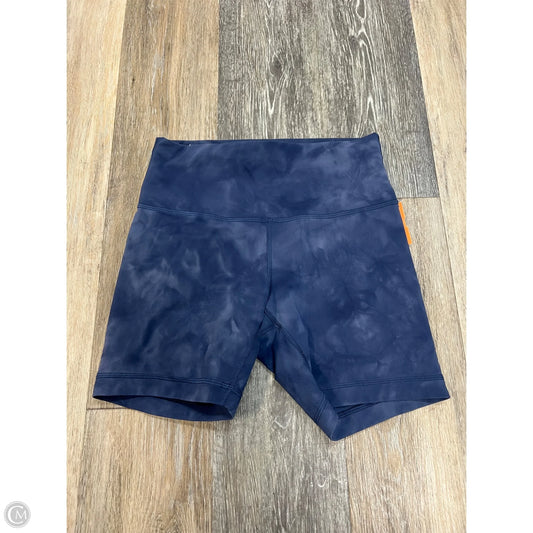 Athletic Shorts By Lululemon In Blue, Size: 8