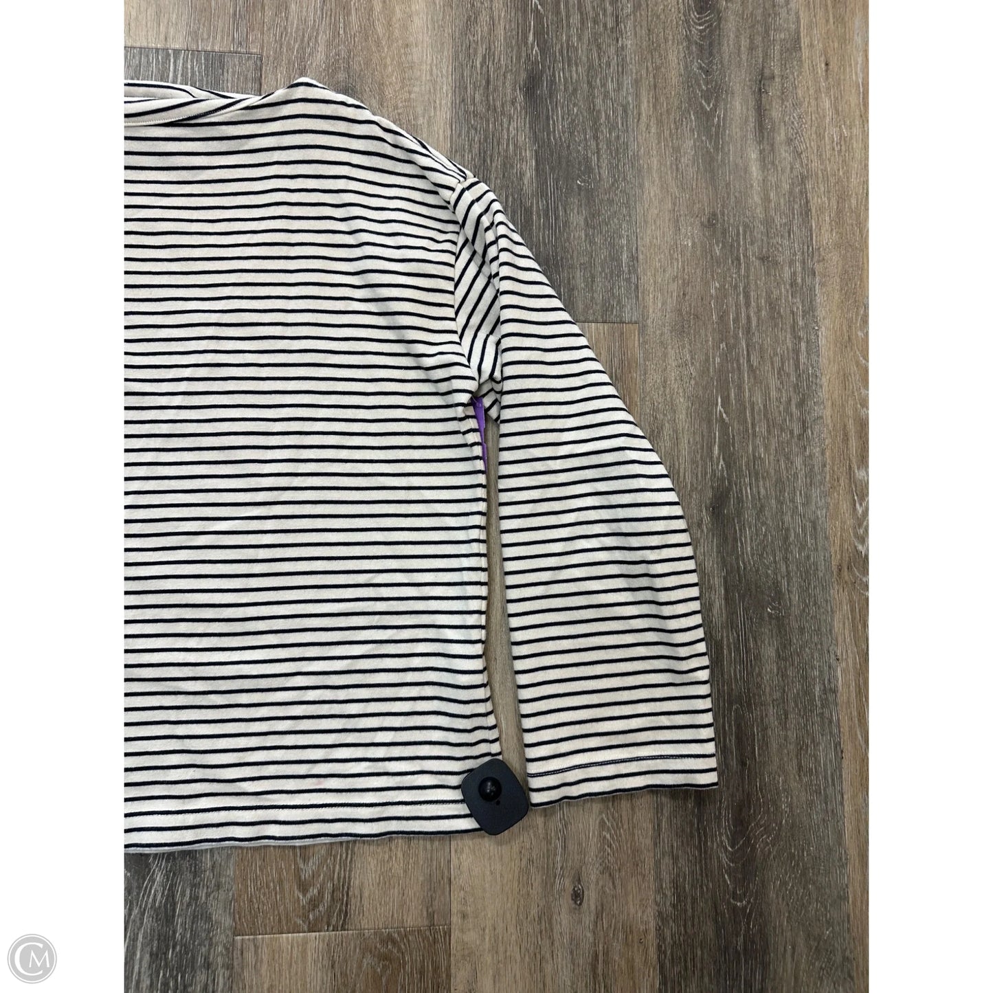 Top Long Sleeve By Abercrombie And Fitch In Striped Pattern, Size: M