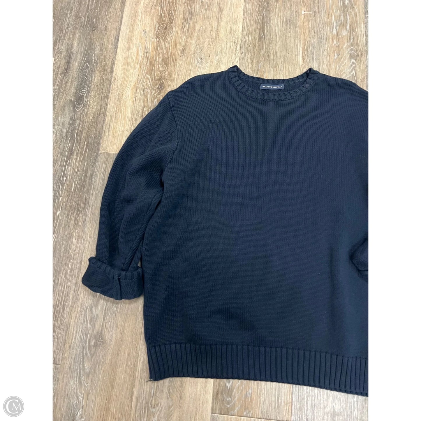 Sweater By Brandy Melville In Navy, Size: Osfm