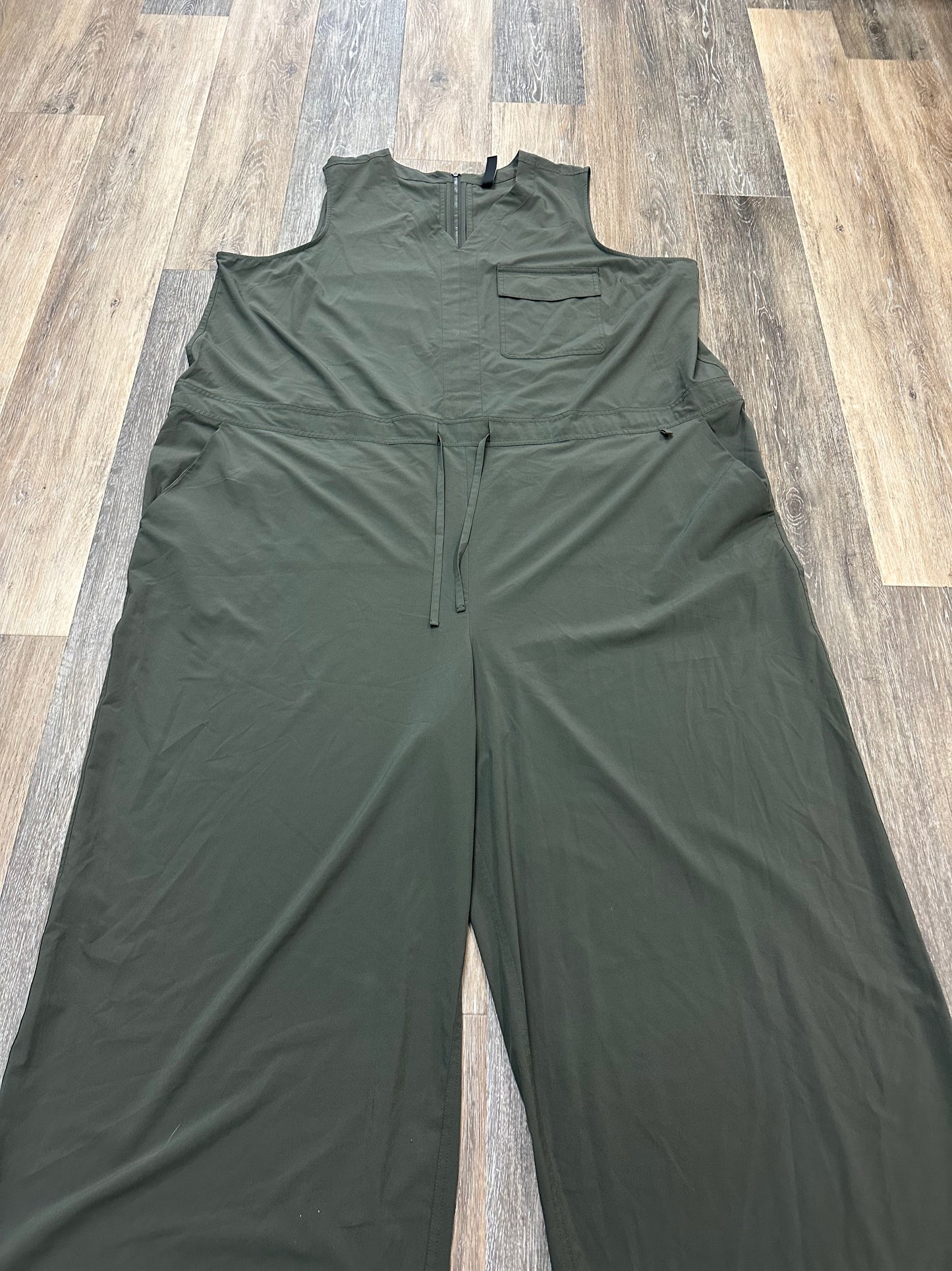 Green Jumpsuit Athleta, Size 3x