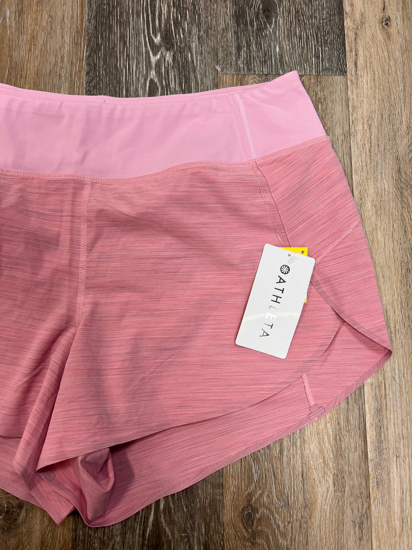 Athletic Shorts By Athleta In Pink, Size: 1x