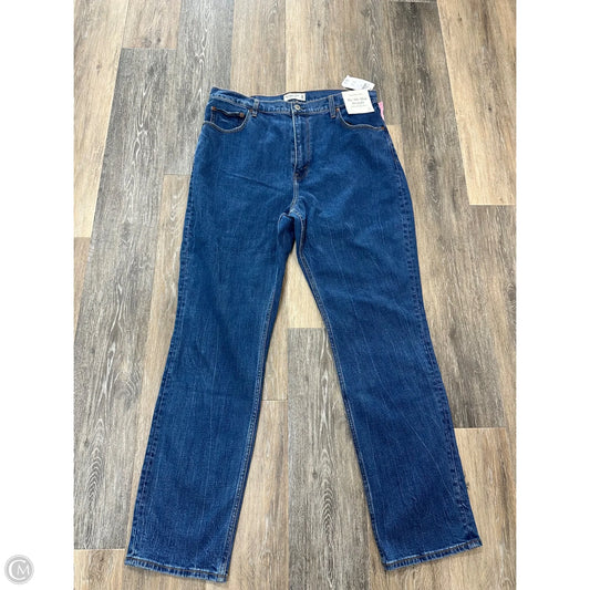 Jeans Straight By Abercrombie And Fitch In Blue Denim, Size: 16