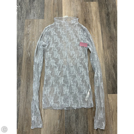 Top Long Sleeve By Free People In Grey, Size: L