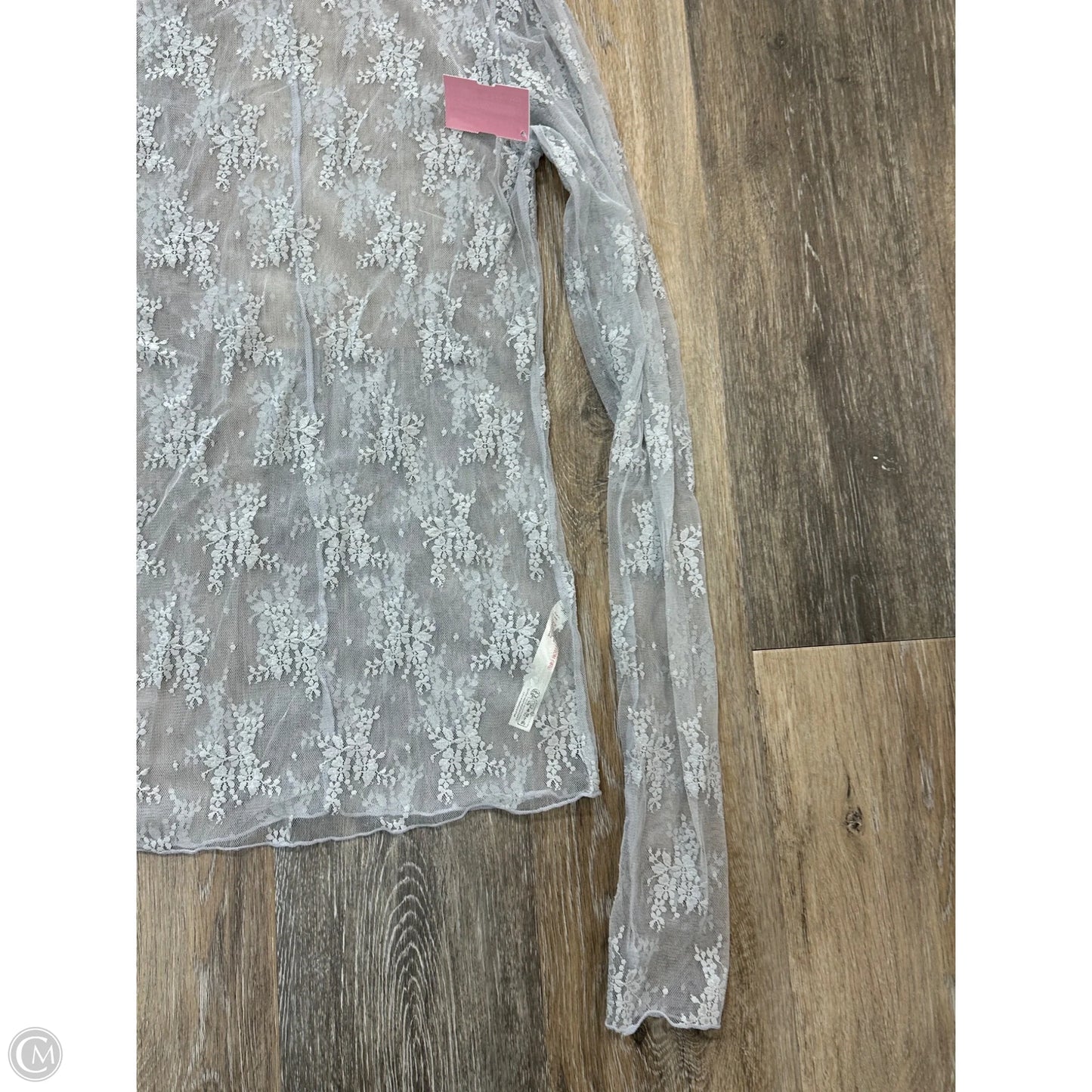 Top Long Sleeve By Free People In Grey, Size: L