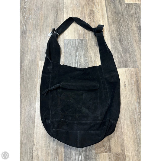 Handbag Leather By Free People, Size: Medium