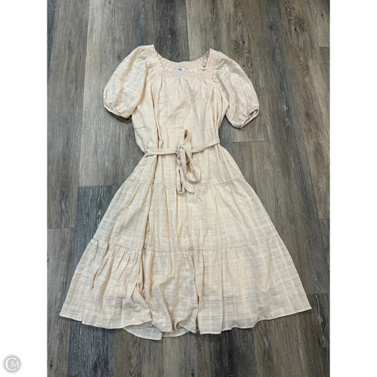 Dress Casual Maxi By Evereve In Cream, Size: M