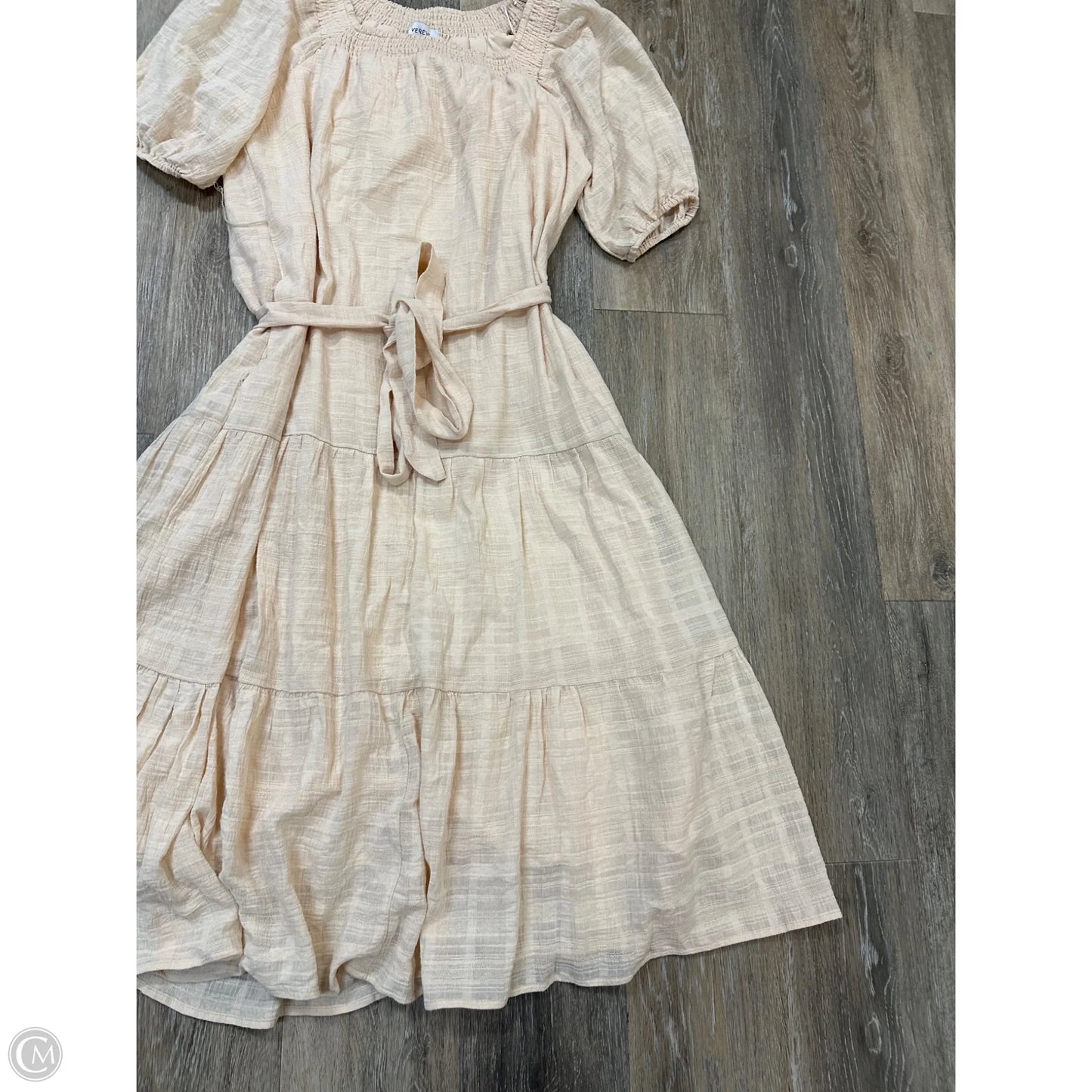Dress Casual Maxi By Evereve In Cream, Size: M