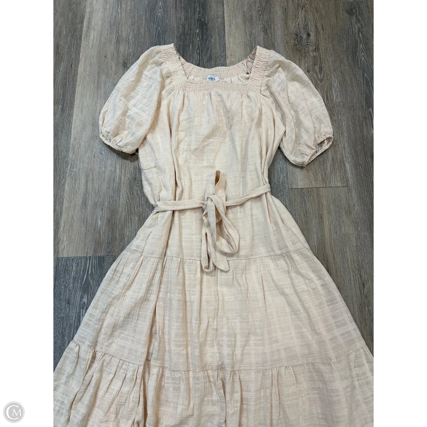Dress Casual Maxi By Evereve In Cream, Size: M