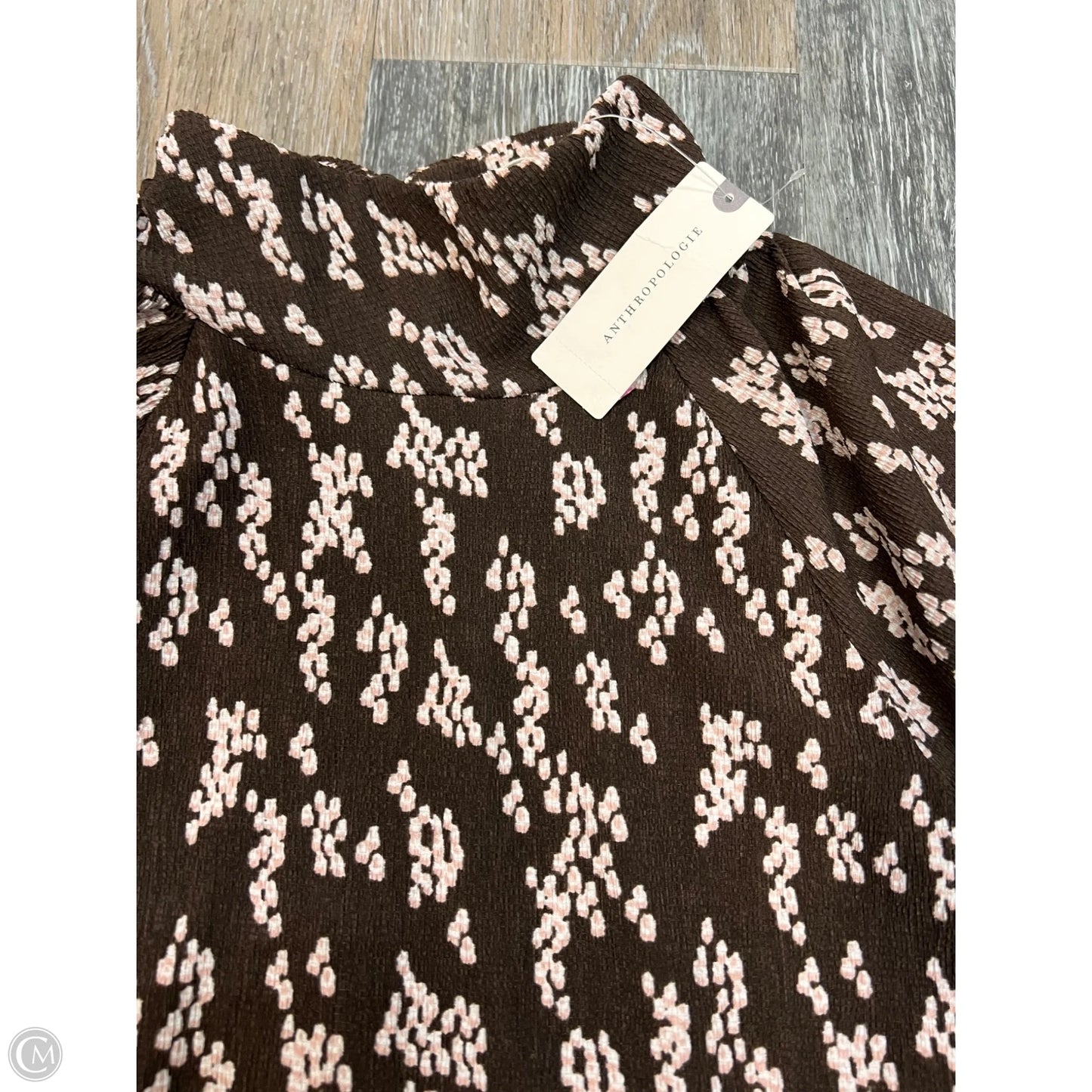 Dress Set 2pc By Anthropologie In Brown & Cream, Size: M