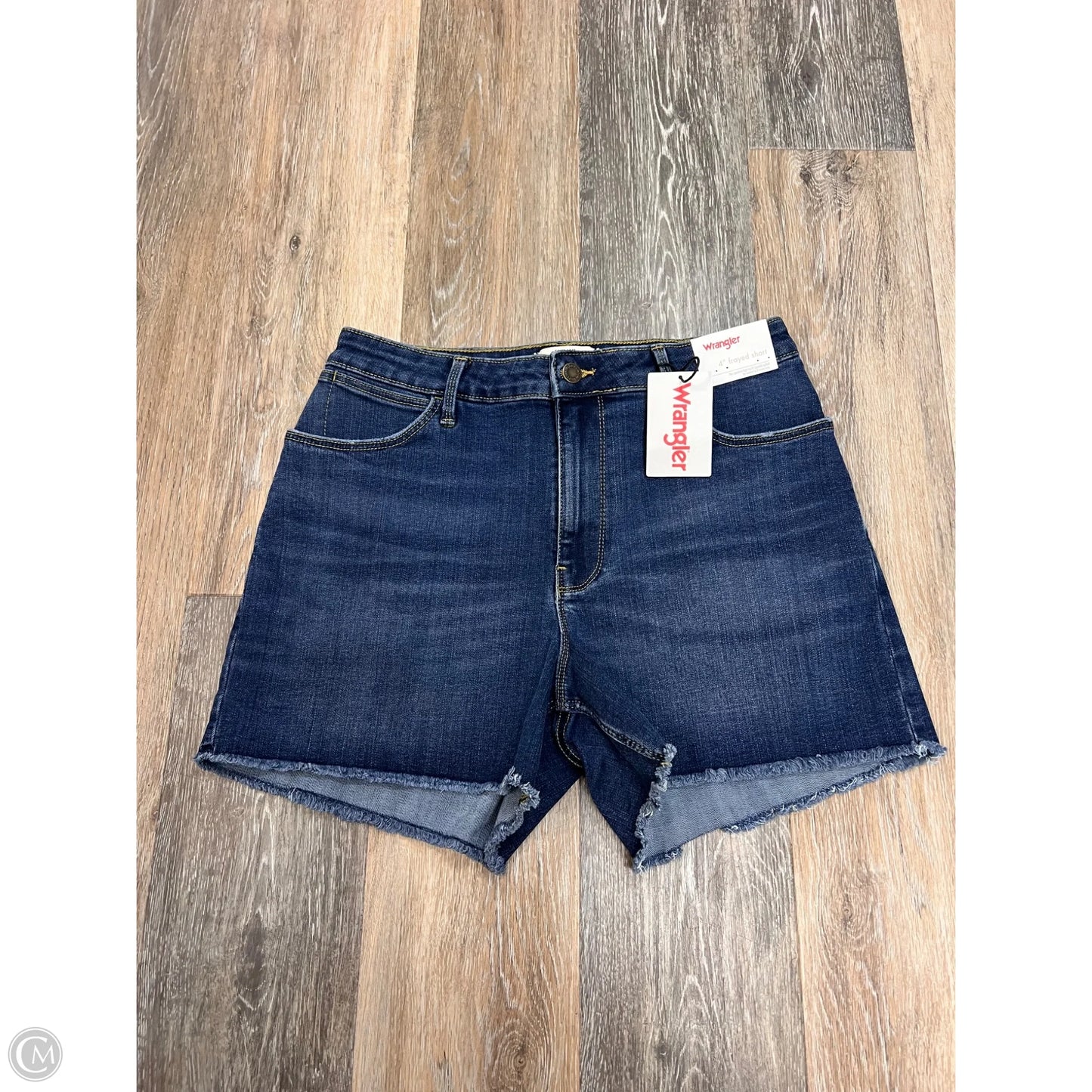 Shorts By Wrangler In Blue Denim, Size: 10/30