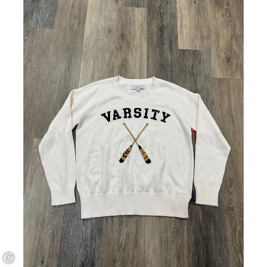 Sweater By Loft In White, Size: M