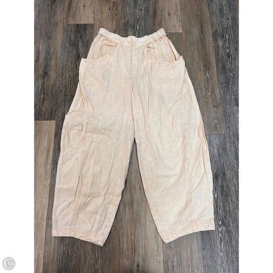 Pants Linen By Free People In Cream, Size: M