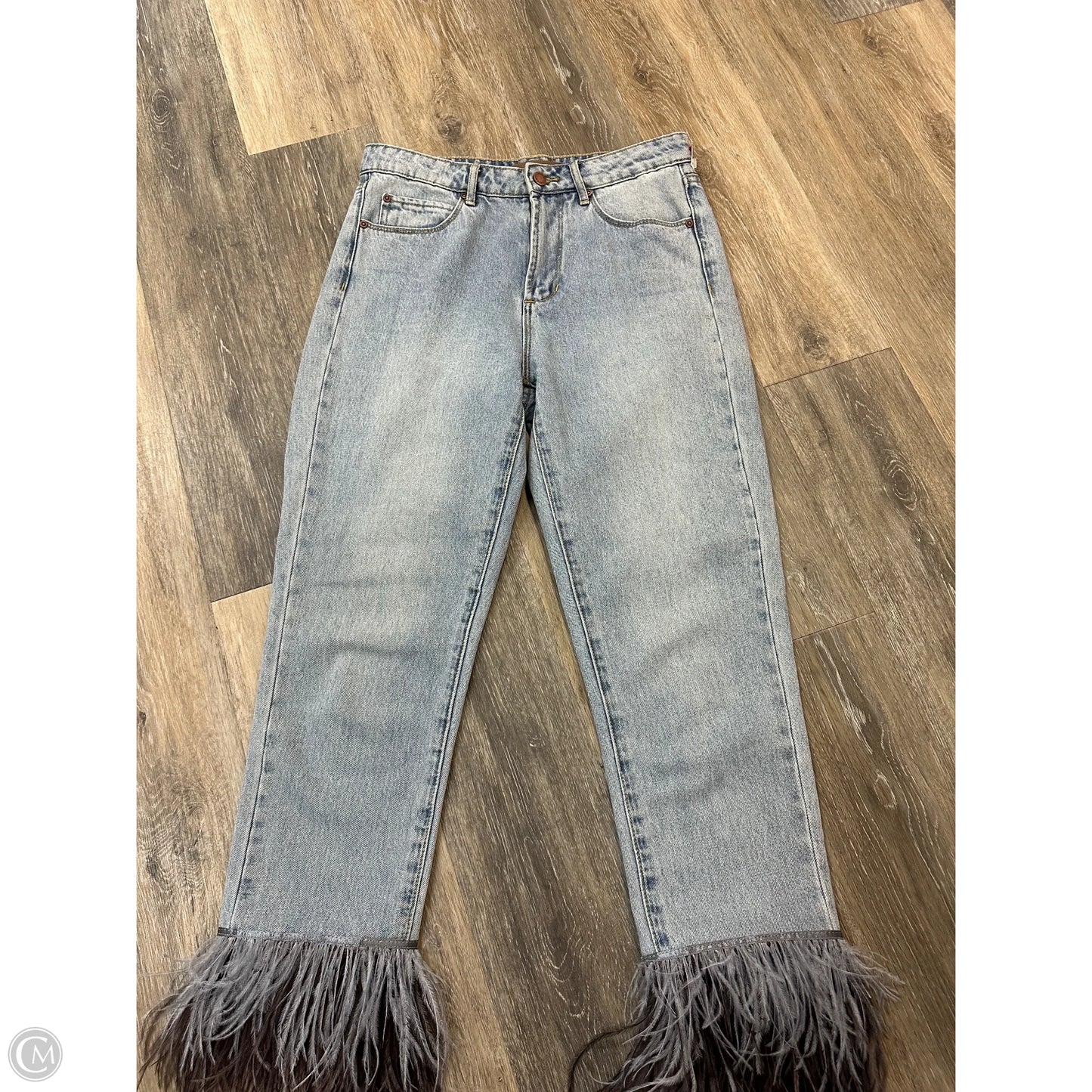 Jeans Cropped By Leith In Blue Denim, Size: 6