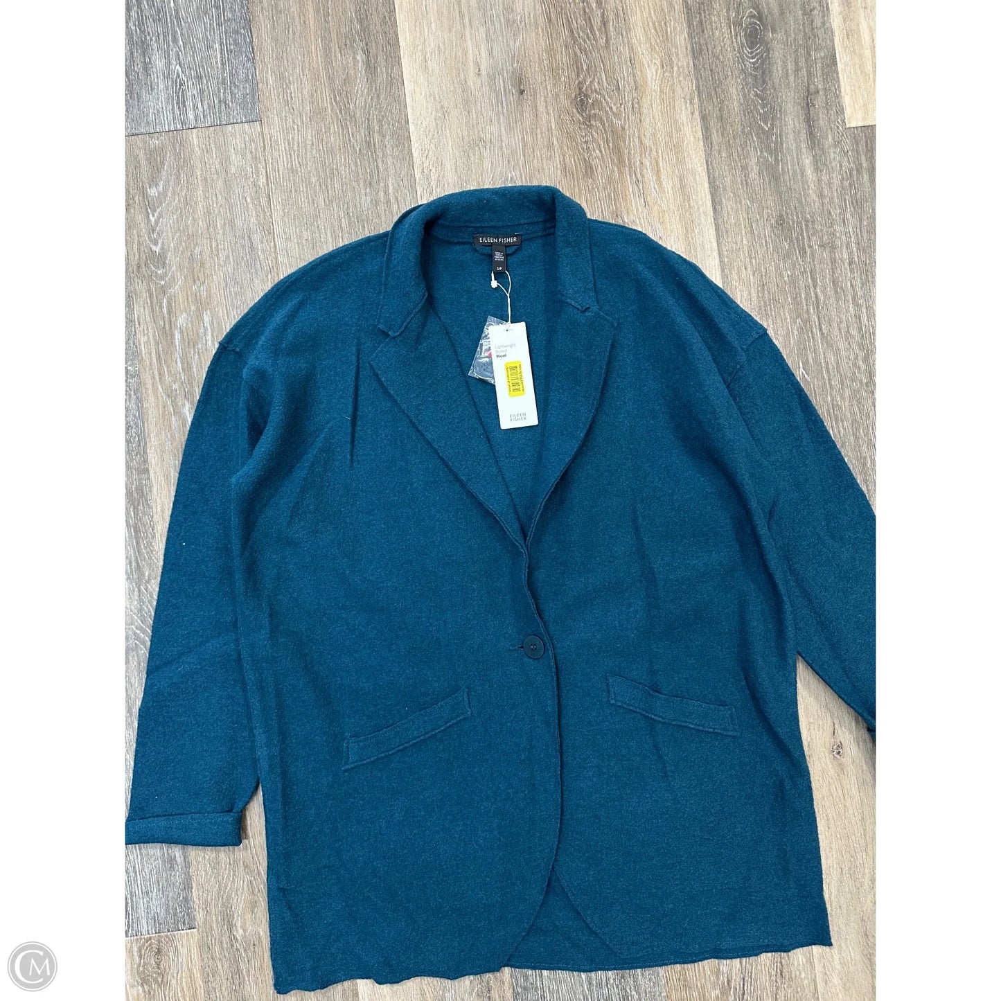 Blazer By Eileen Fisher In Blue, Size: S