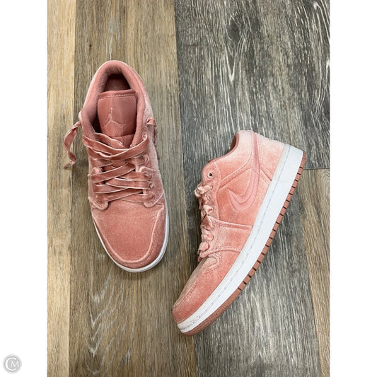 Shoes Athletic By Nike Jordan In Pink, Size: 6.5