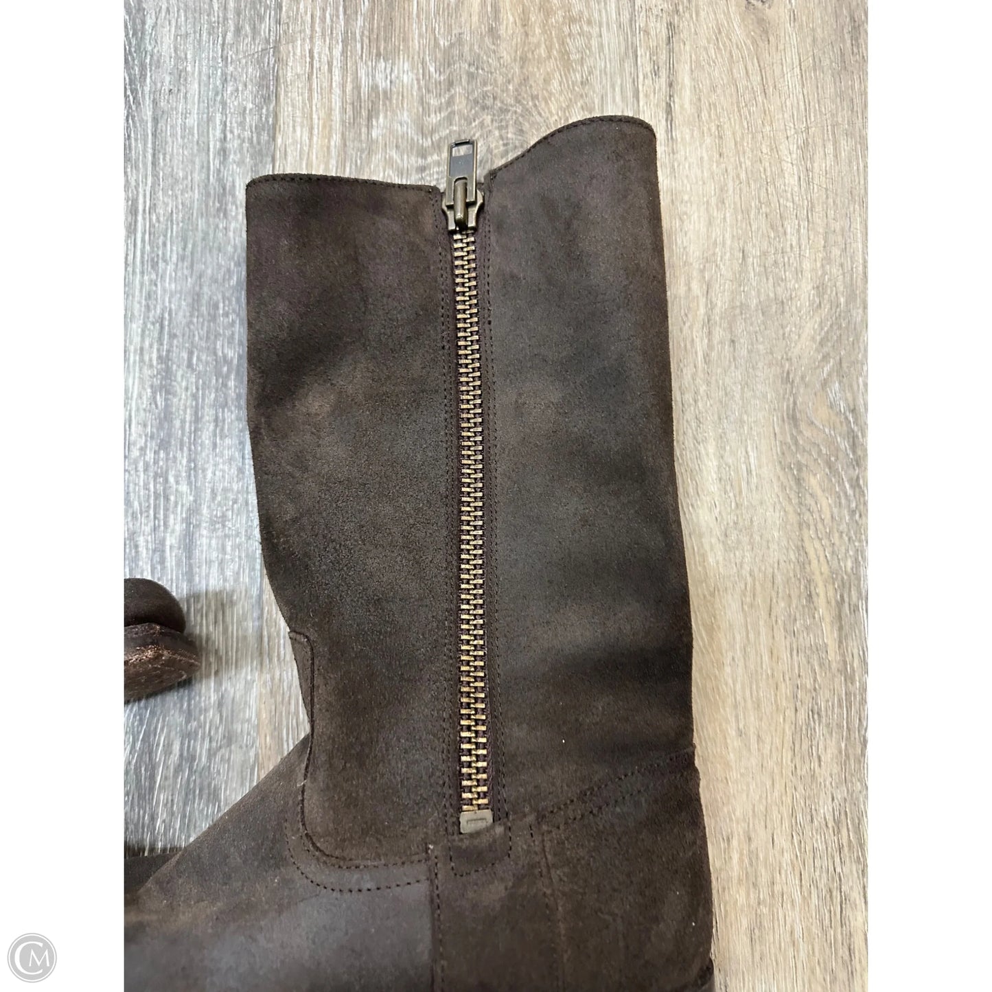 Boots Designer By Frye In Brown, Size: 7.5
