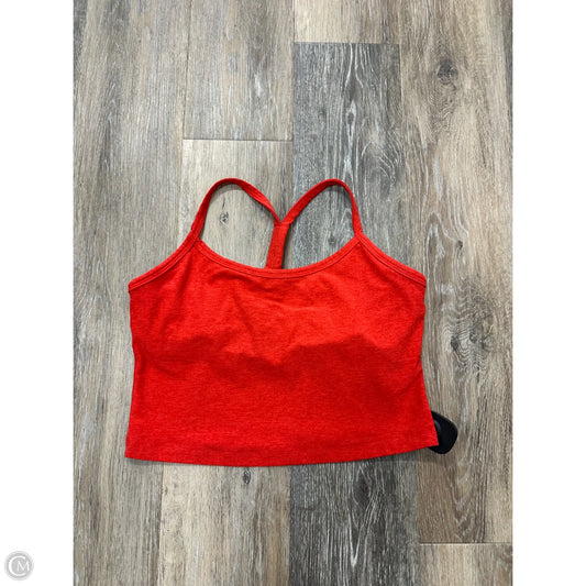 Athletic Bra By Beyond Yoga In Red, Size: L