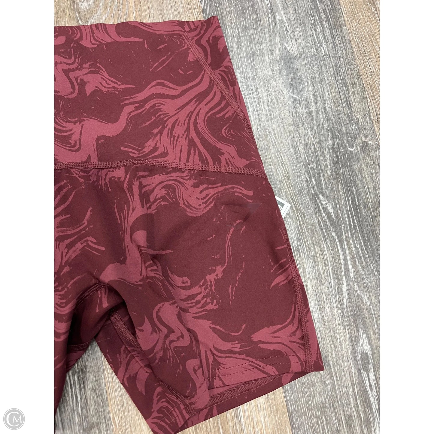 Athletic Shorts By Gym Shark In Maroon, Size: M
