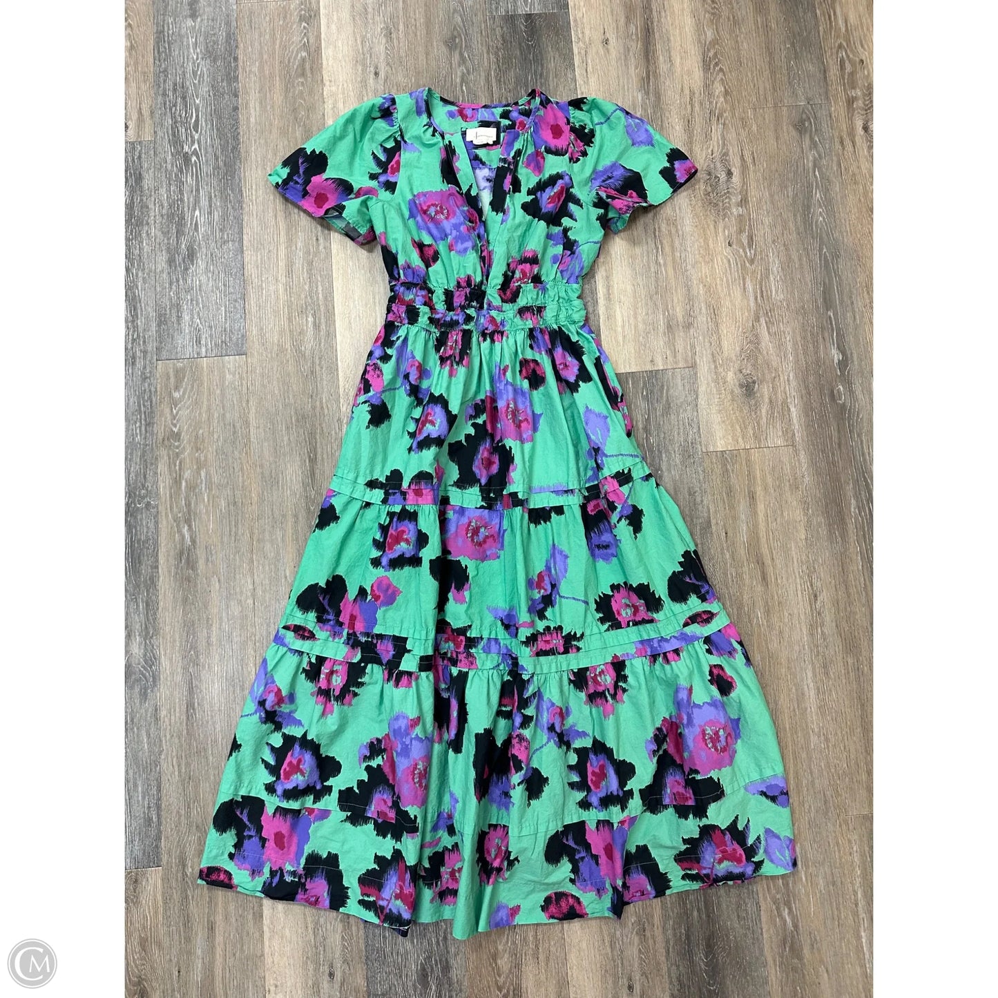 Dress Casual Maxi By Anthropologie In Floral Print, Size: L
