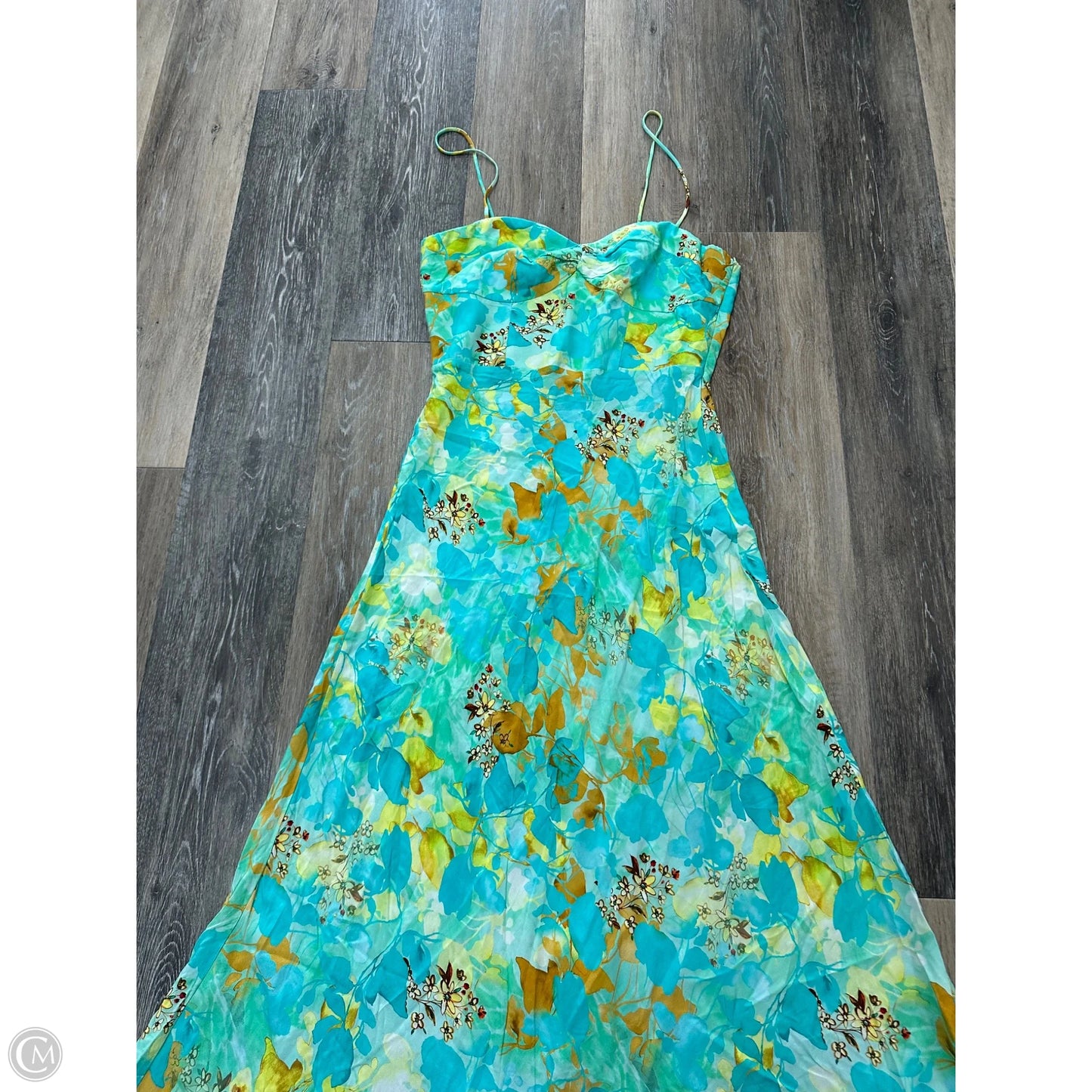 Dress Casual Maxi By Here Comes The Sun In Floral Print, Size: M