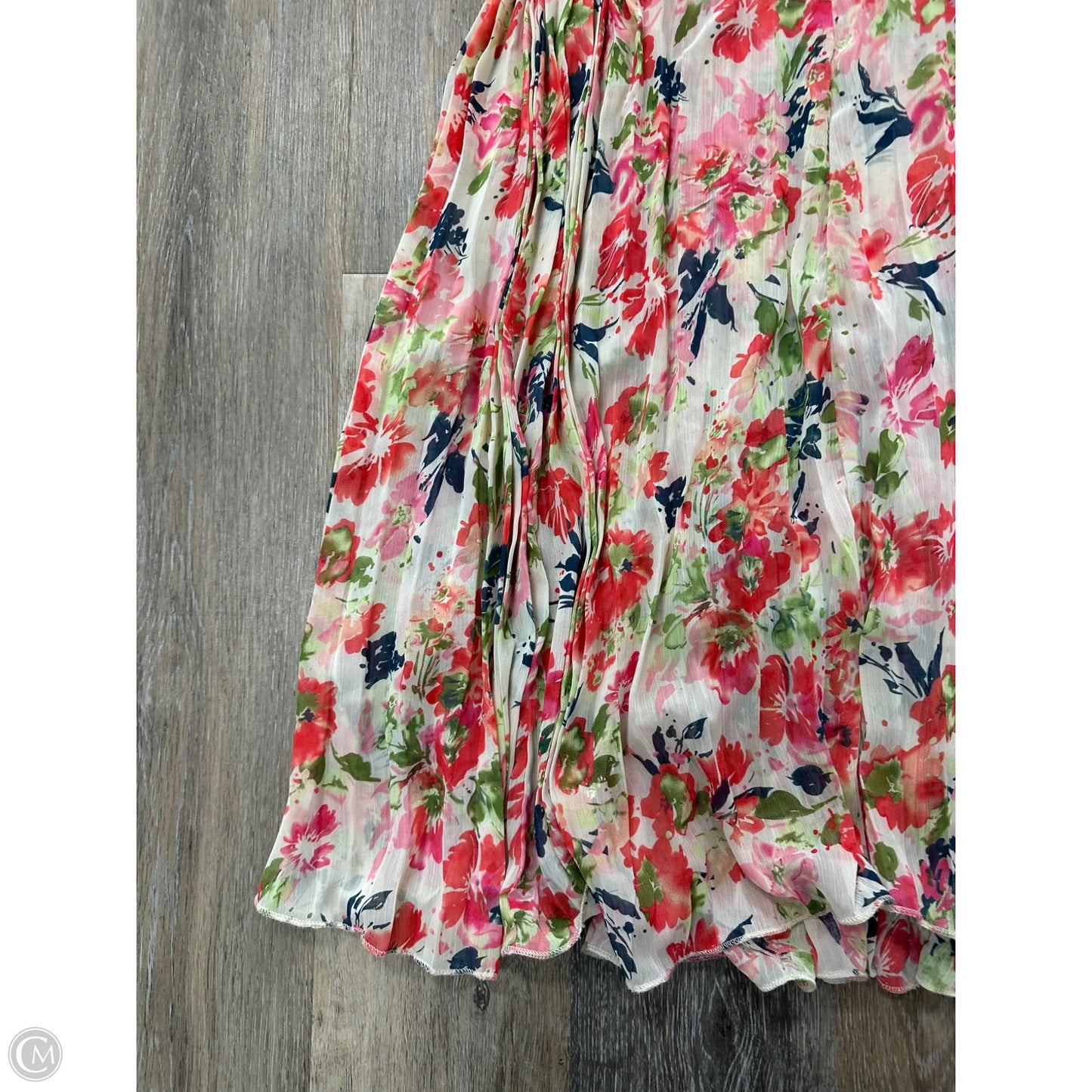 Dress Casual Short By Anthropologie In Floral Print, Size: M
